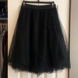 Black Tulle Skirt